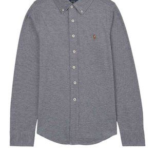 NWT Boys Dark Chambray (blue) Ralph Lauren Button Down